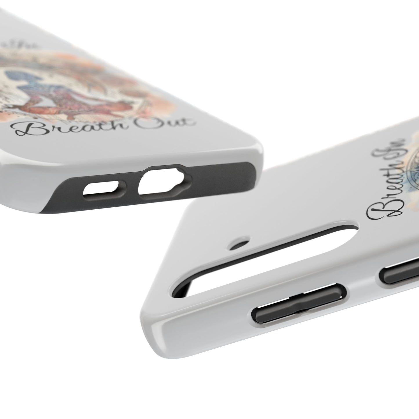 Breathe In Breathe Out Meditation Themed Phone Case