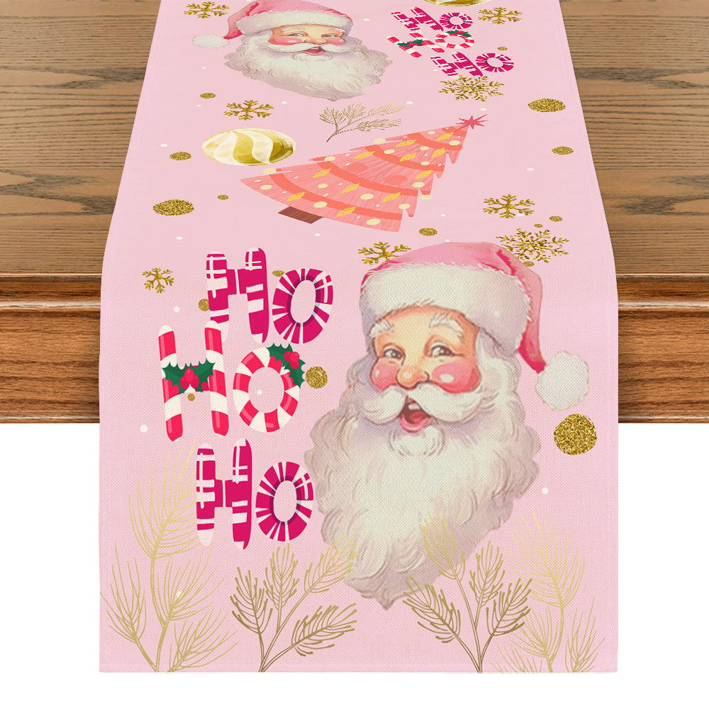 Pink & Cream Table Runner