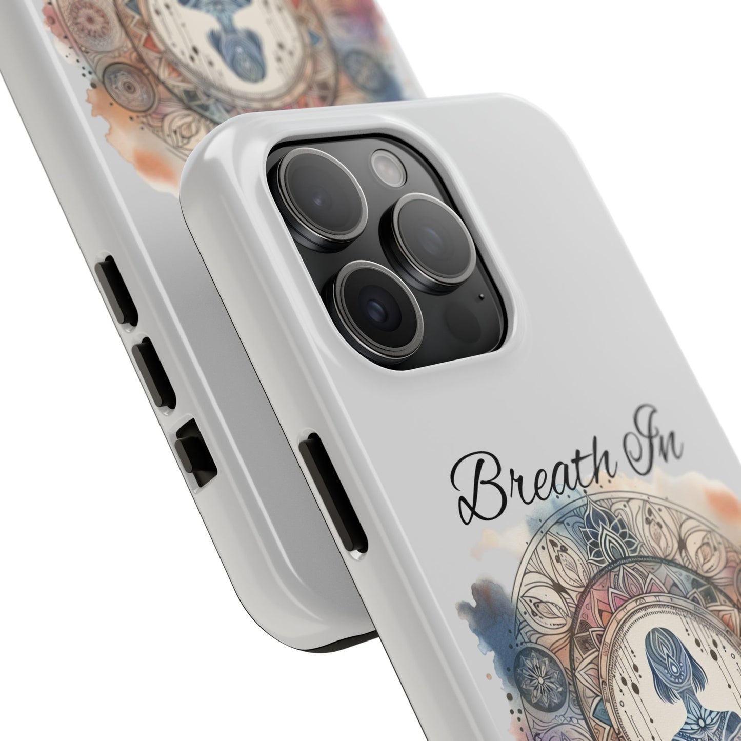 Breathe In Breathe Out Meditation Themed Phone Case