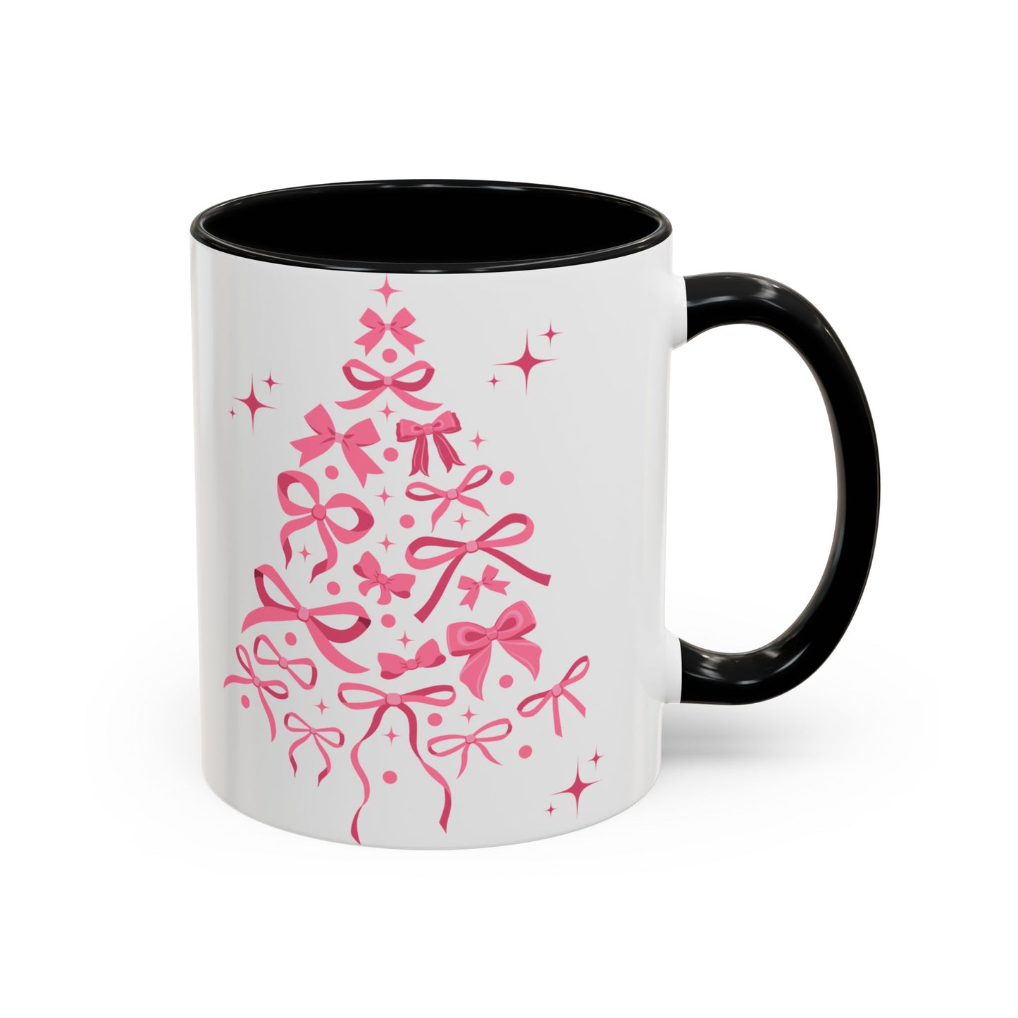 Whimsical Ribbon Christmas Tree Mug