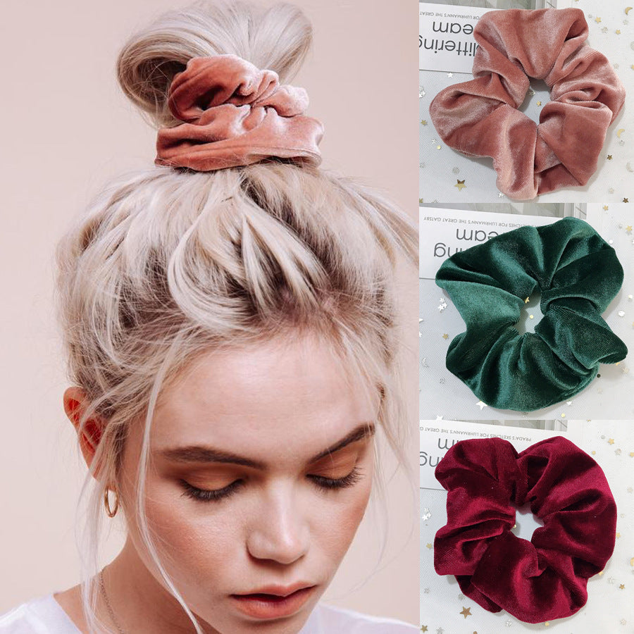 Velvet Hair Scrunchies