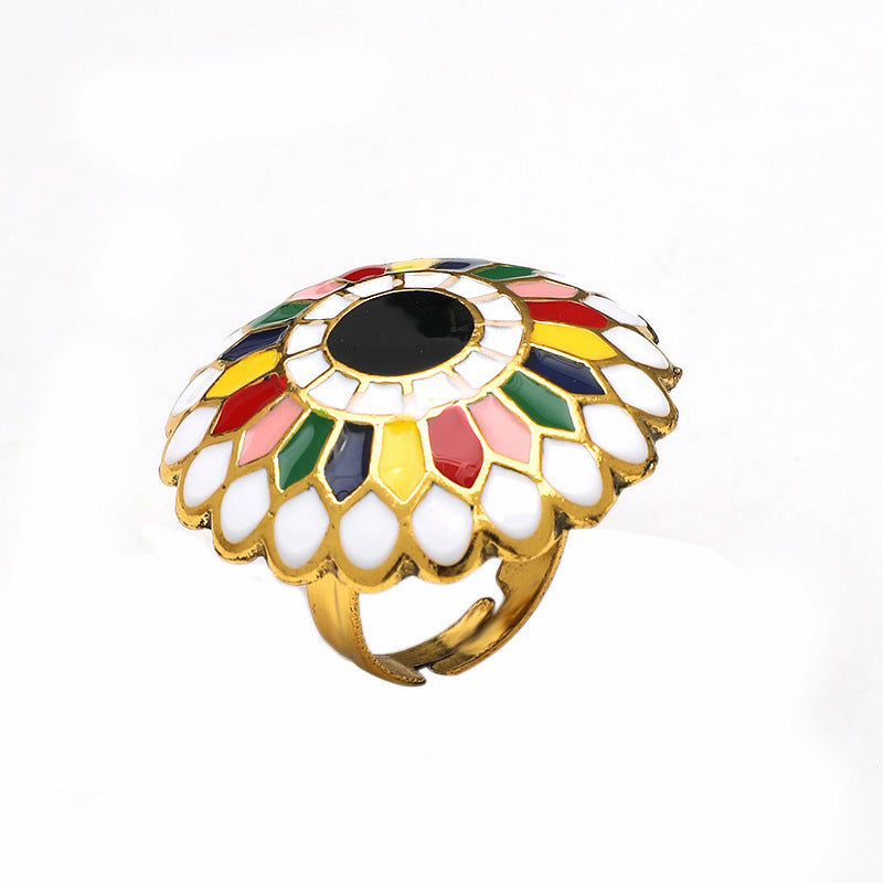 Retro Mulit-Color Ring