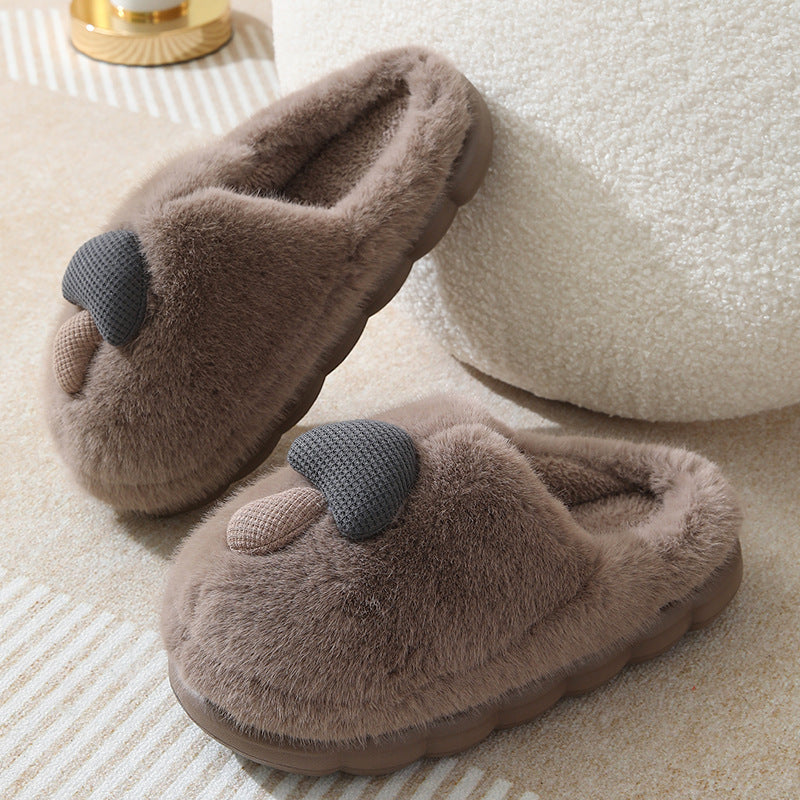 Mushroom Cotton Slippers