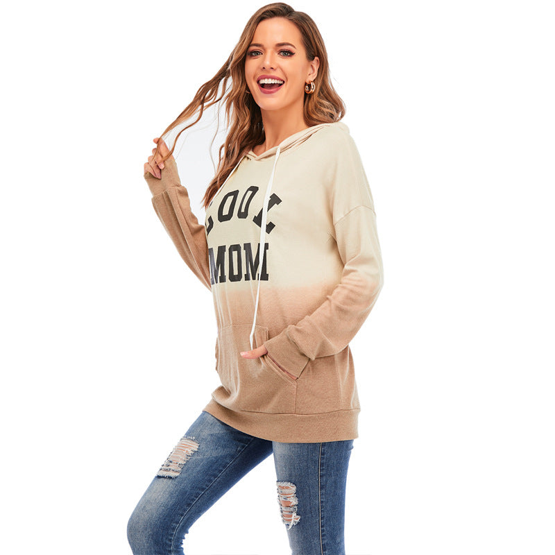 Tie-dyed Cool Mom Hoodie