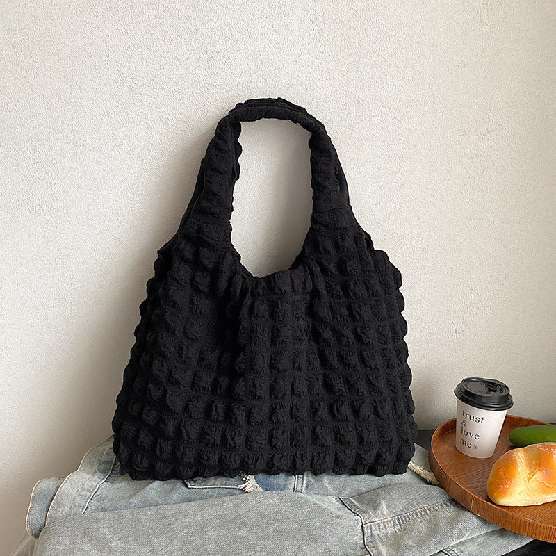 Cute Pleated Puff Shoulder Bag