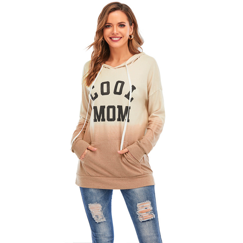 Tie-dyed Cool Mom Hoodie