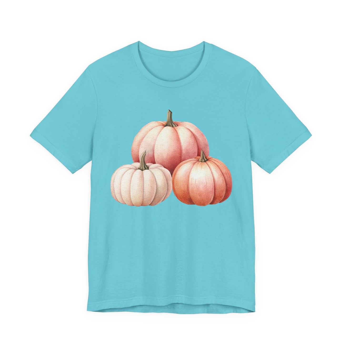 Autumn Fall Girly Pink Pumpkins Tee