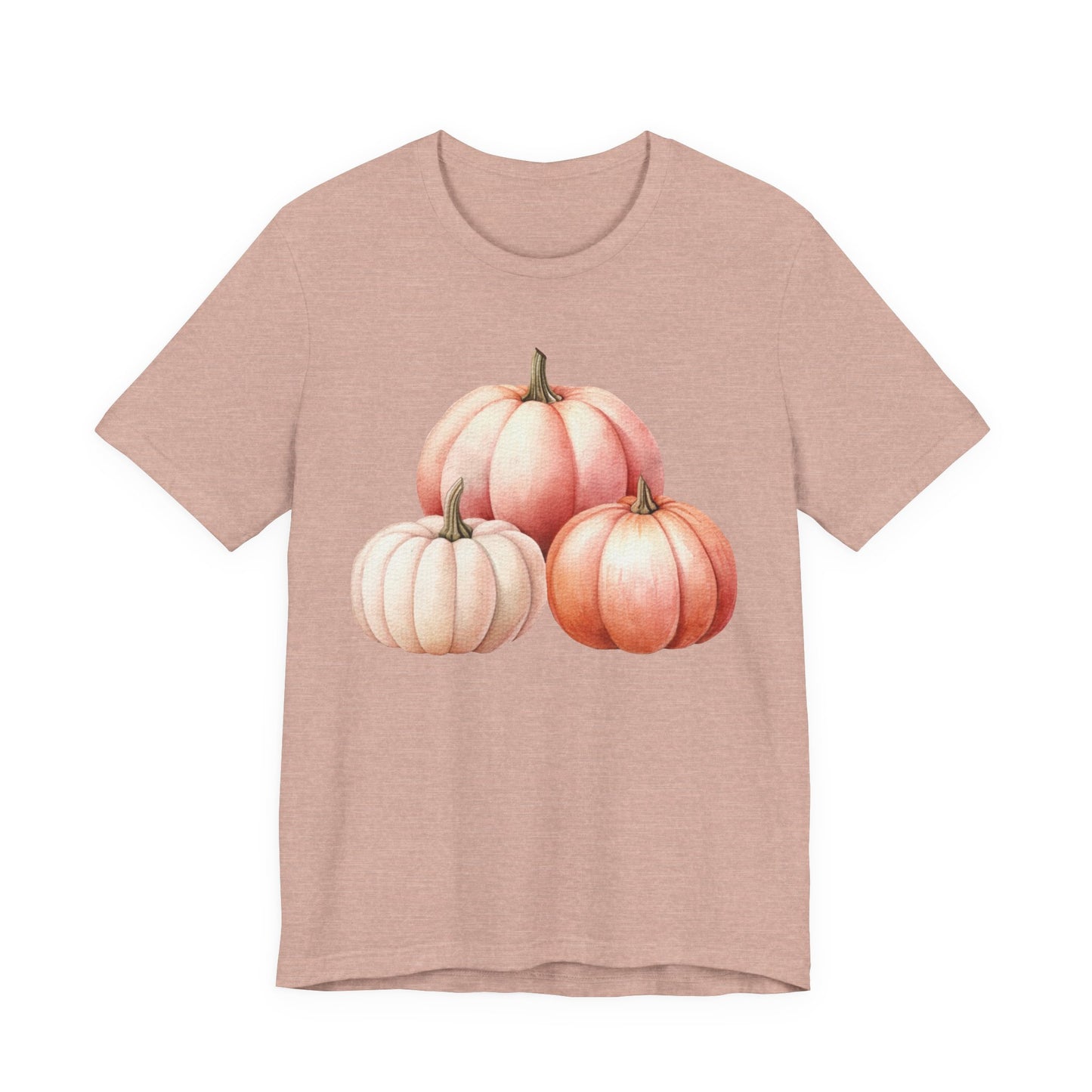 Autumn Fall Girly Pink Pumpkins Tee