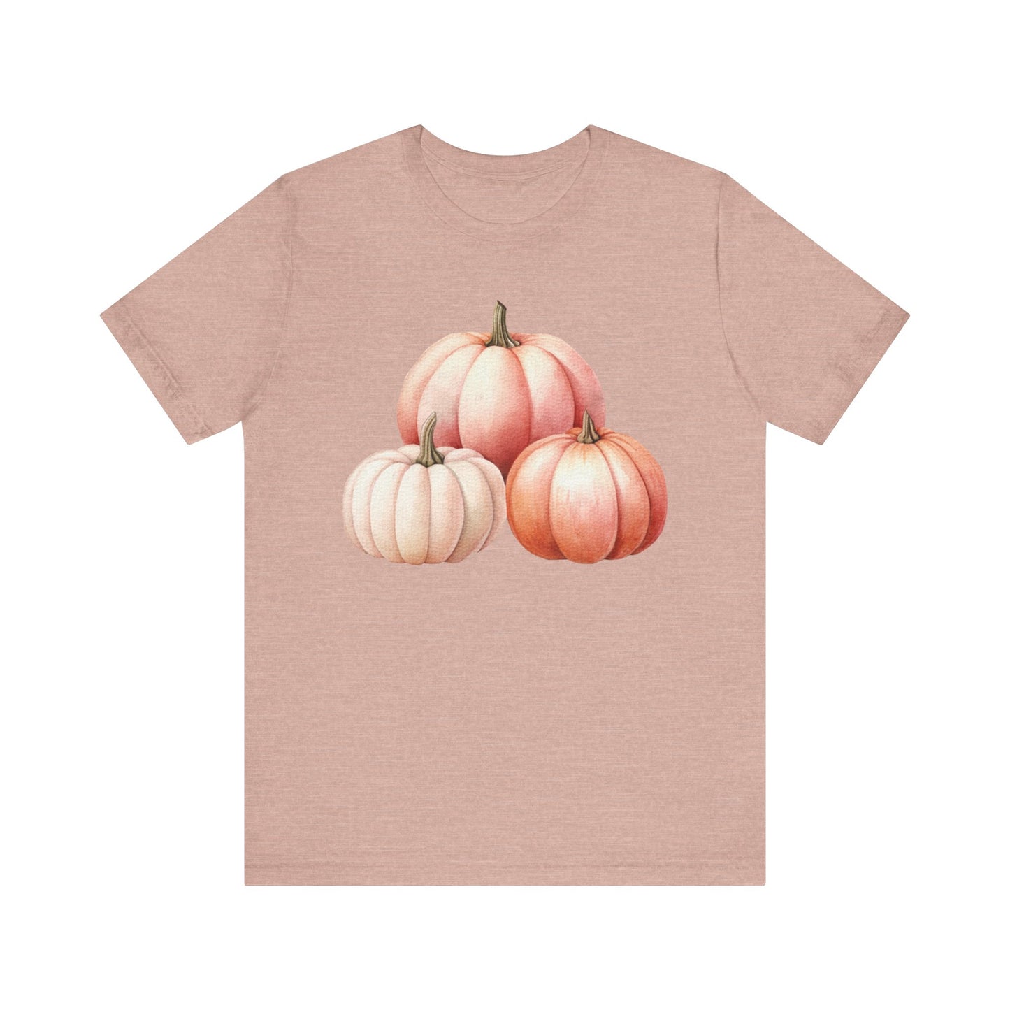 Autumn Fall Girly Pink Pumpkins Tee