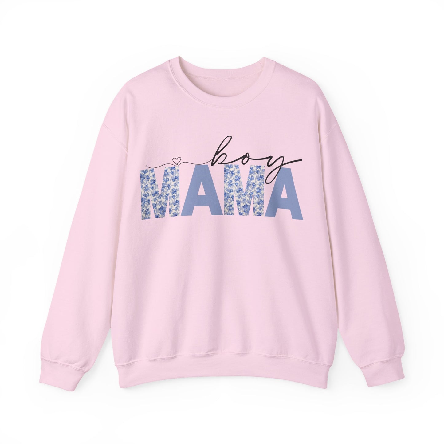 Floral Boy Mama Crewneck Sweatshirt