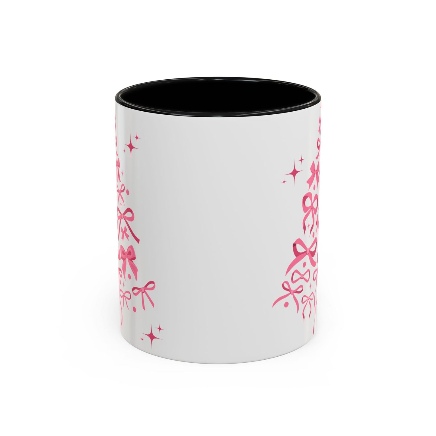 Whimsical Ribbon Christmas Tree Mug