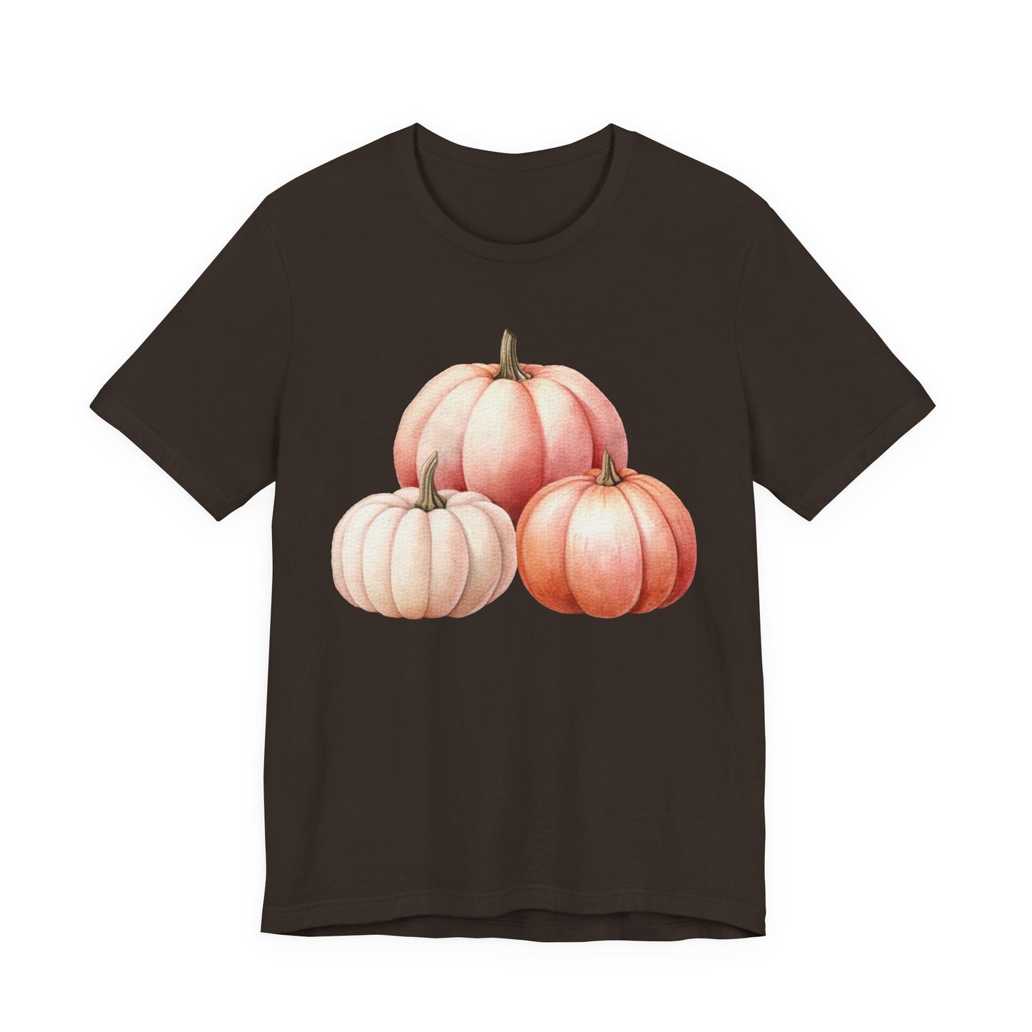 Autumn Fall Girly Pink Pumpkins Tee