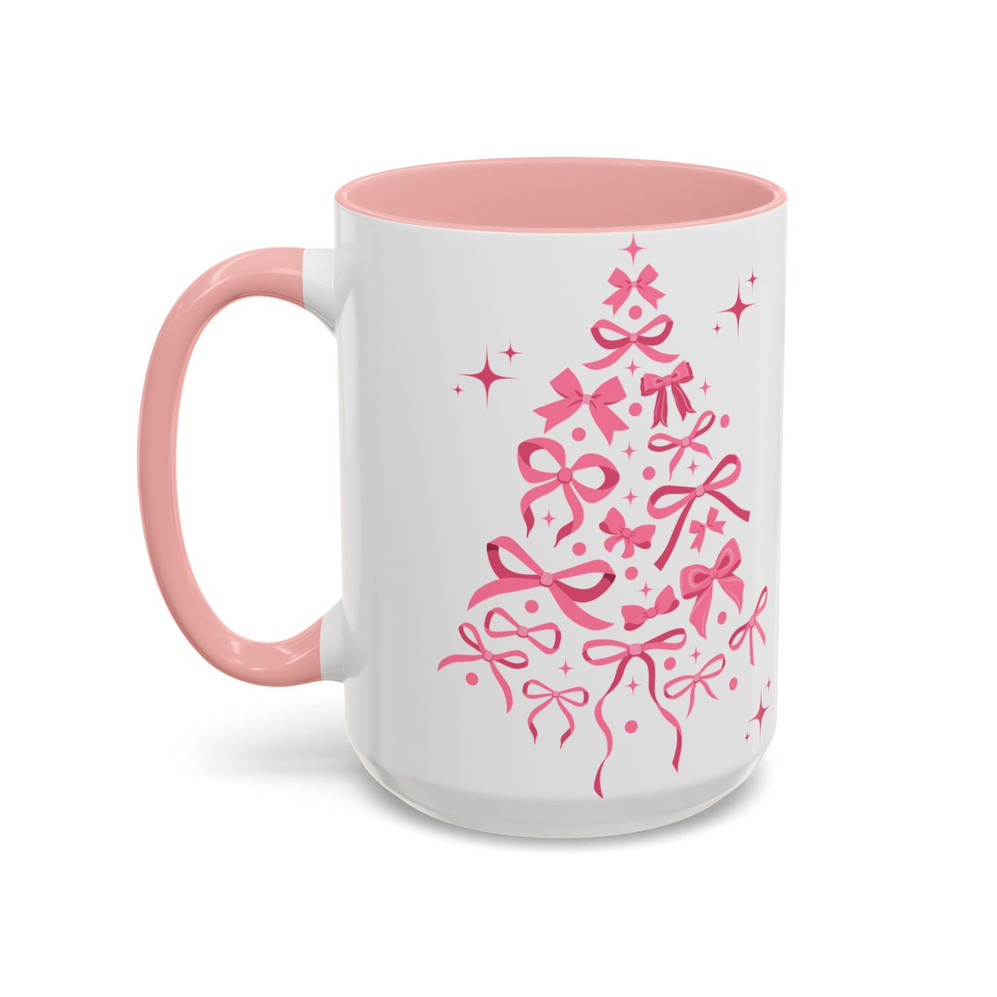 Whimsical Ribbon Christmas Tree Mug