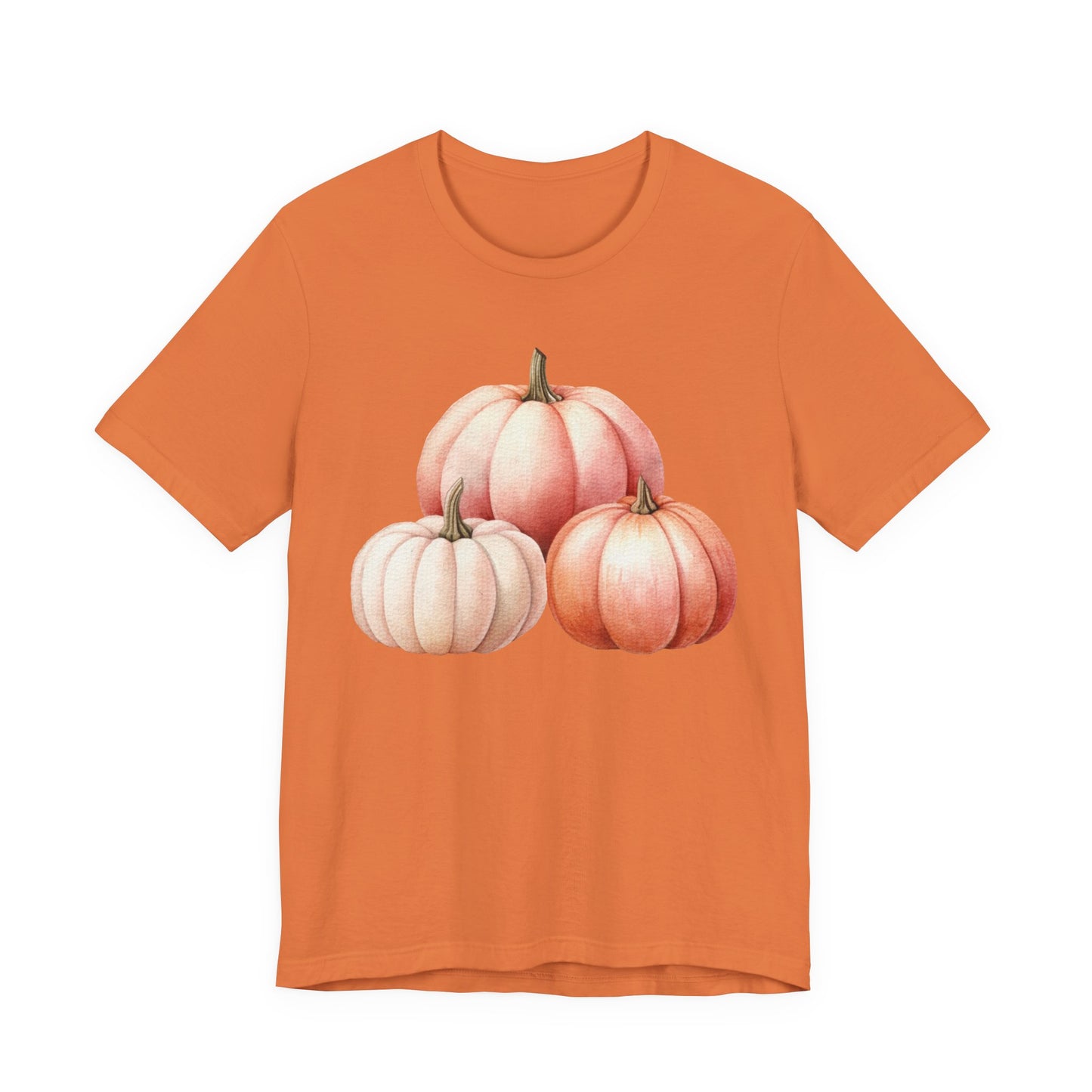 Autumn Fall Girly Pink Pumpkins Tee