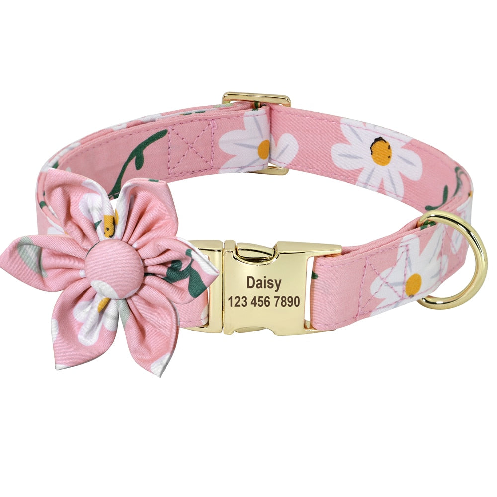 Personalized Dog/Cat Collar With Optional Matching Leash