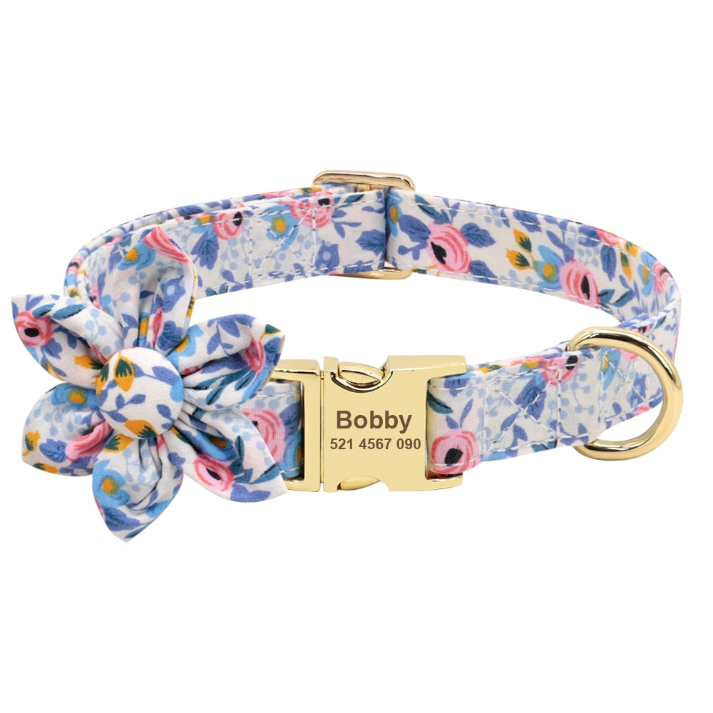 Personalized Dog/Cat Collar With Optional Matching Leash