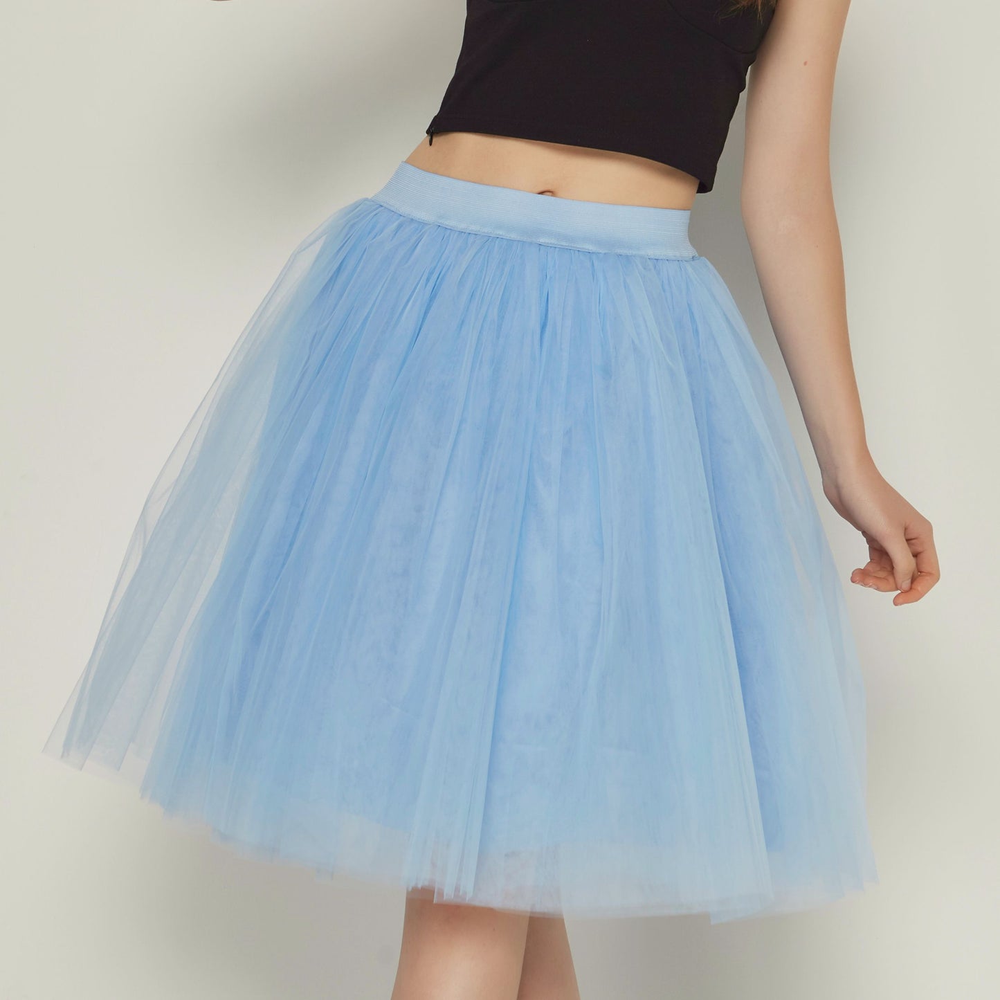 5 Layers Fashion Tulle Skirt
