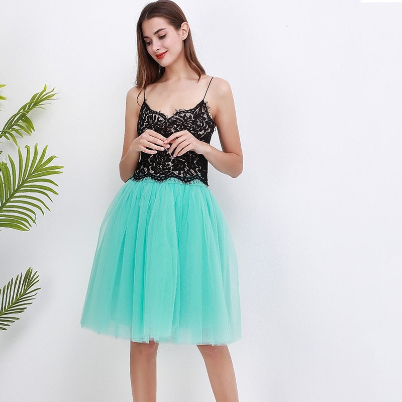 5 Layers Fashion Tulle Skirt