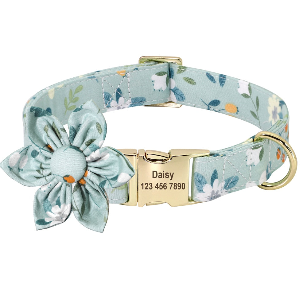 Personalized Dog/Cat Collar With Optional Matching Leash