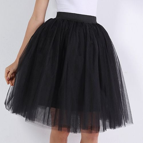 5 Layers Fashion Tulle Skirt