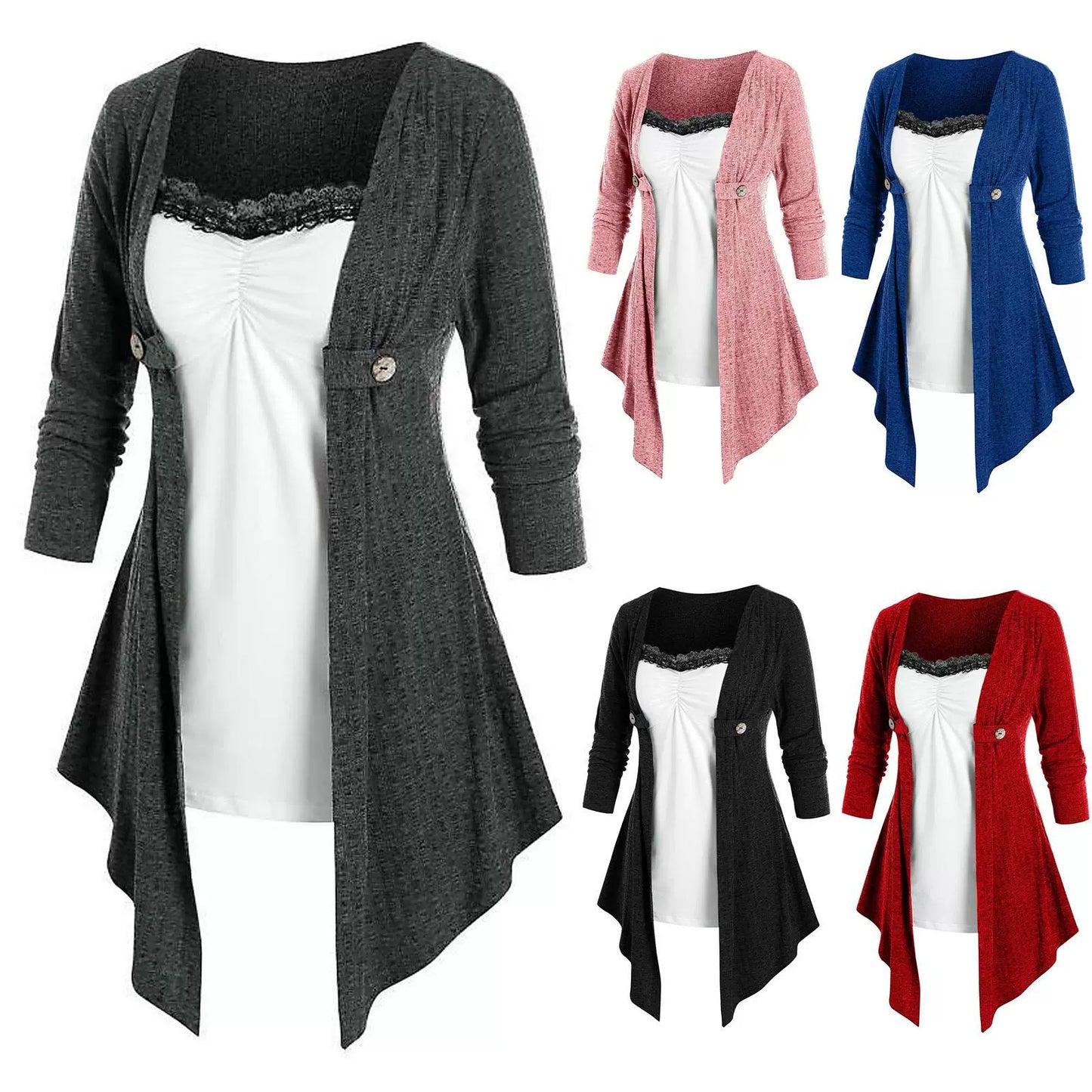 Cami With Cardigan One Piece