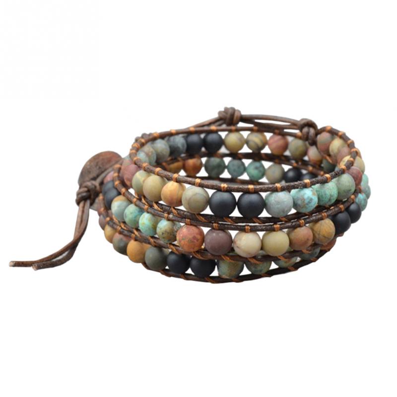 Bohemian Wrap Beaded Bracelet