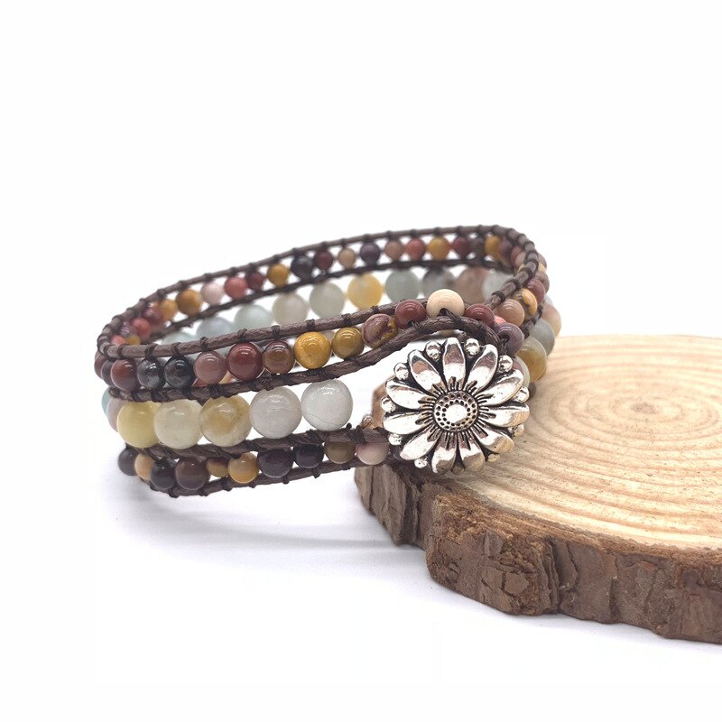 Bohemian Wrap Beaded Bracelet