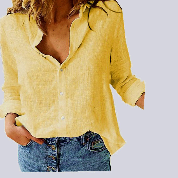 Long Sleeve Casual Button Up Shirt