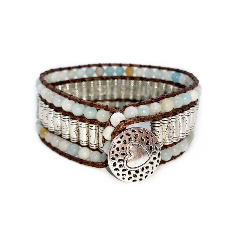 Bohemian Wrap Beaded Bracelet
