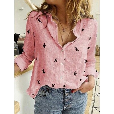 Long Sleeve Casual Button Up Shirt