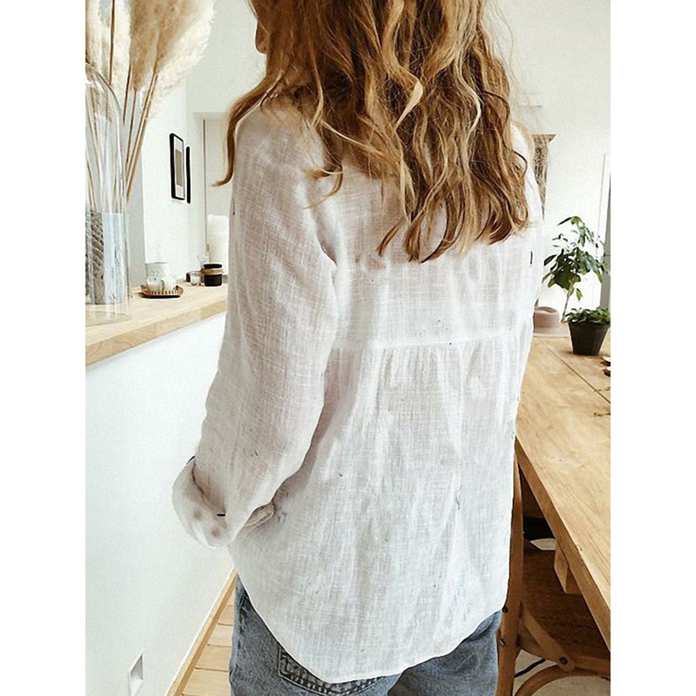 Long Sleeve Casual Button Up Shirt