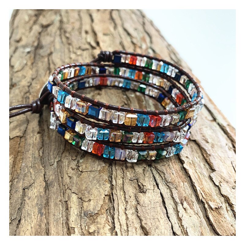 Bohemian Wrap Beaded Bracelet