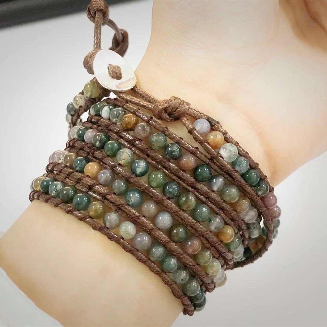 Bohemian Wrap Beaded Bracelet