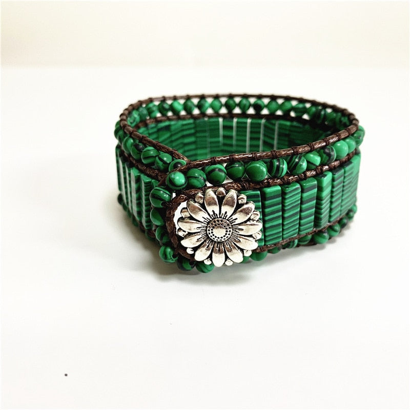 Bohemian Wrap Beaded Bracelet