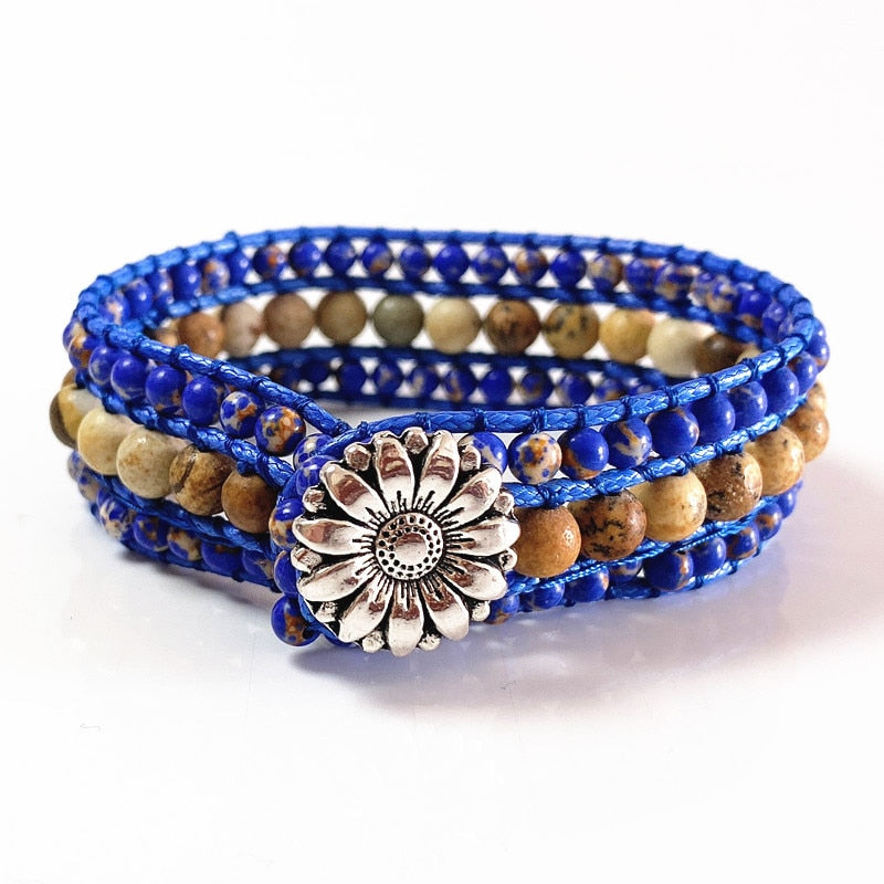 Bohemian Wrap Beaded Bracelet