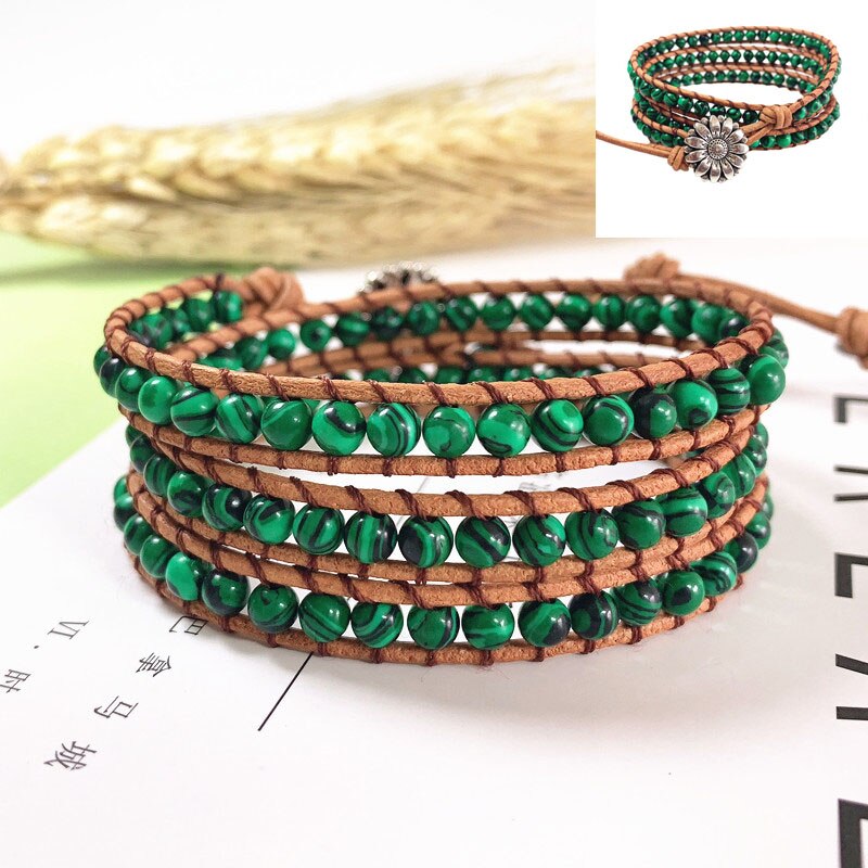 Bohemian Wrap Beaded Bracelet