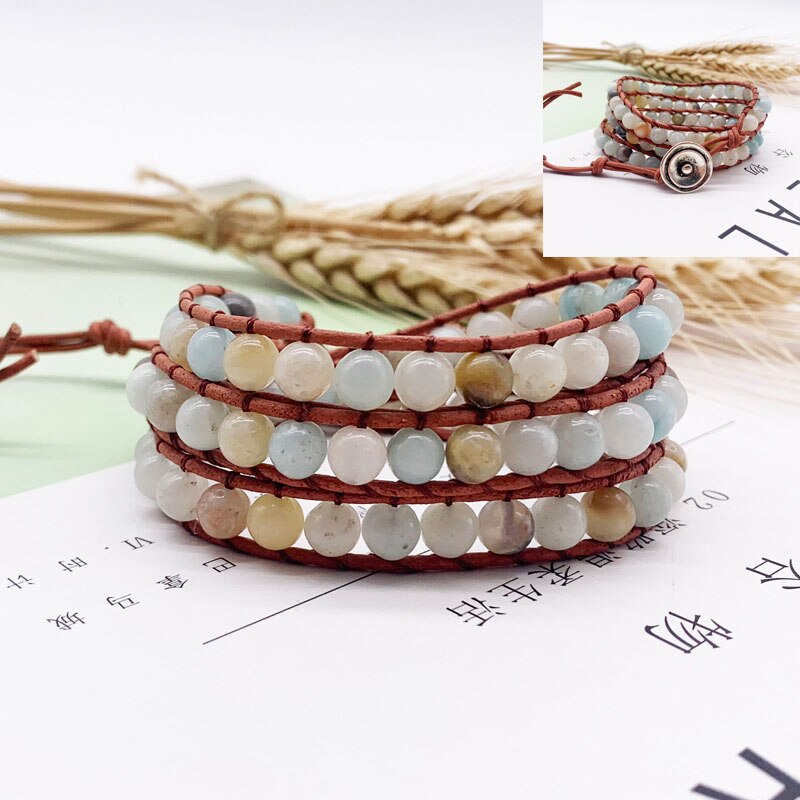Bohemian Wrap Beaded Bracelet