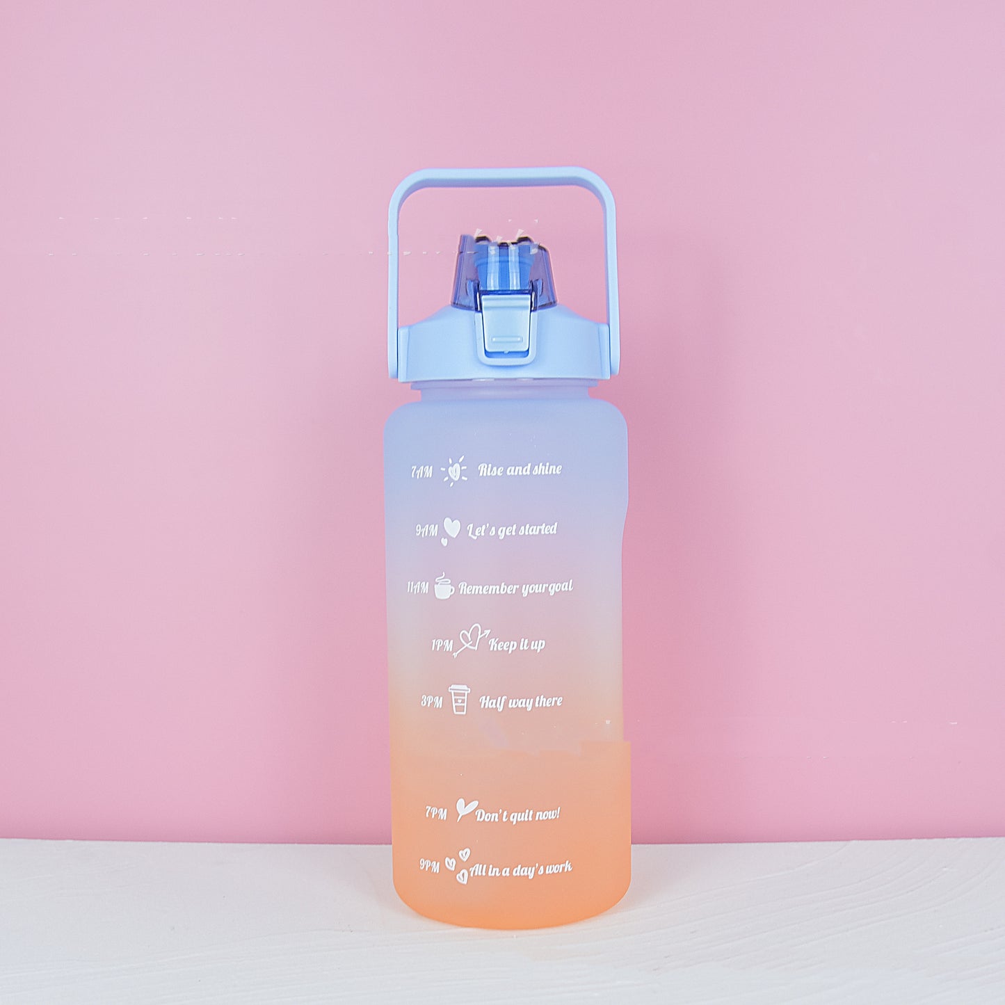 Track Your Water Progress Frosted Bottle