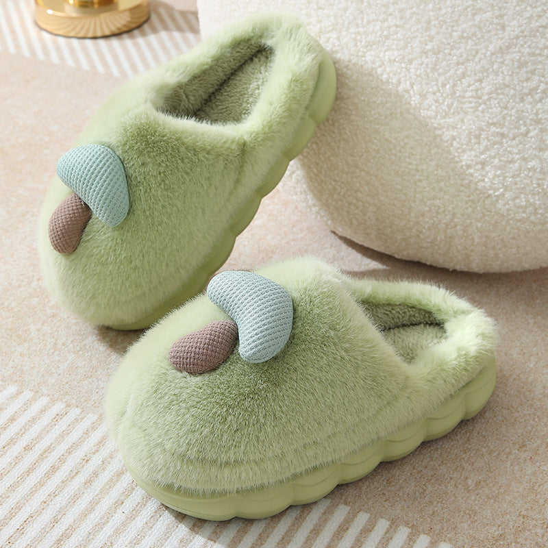 Mushroom Cotton Slippers