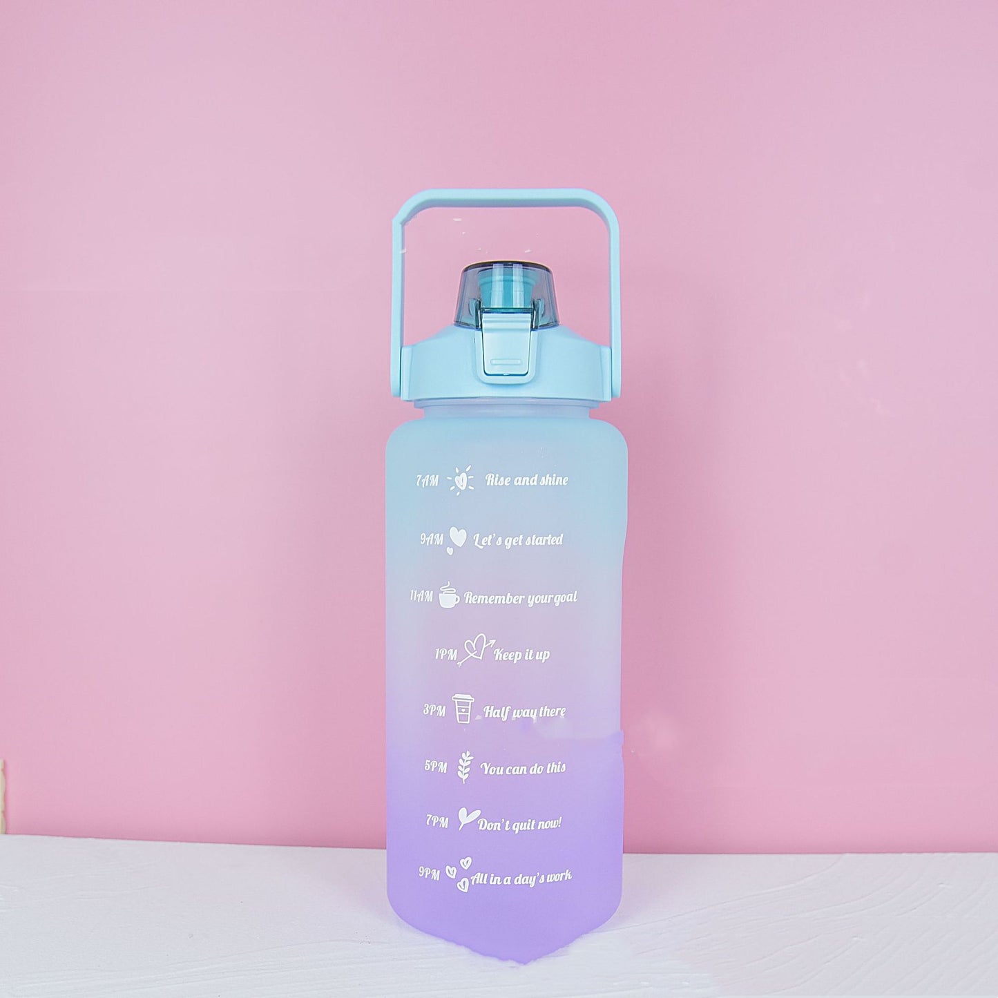 Track Your Water Progress Frosted Bottle