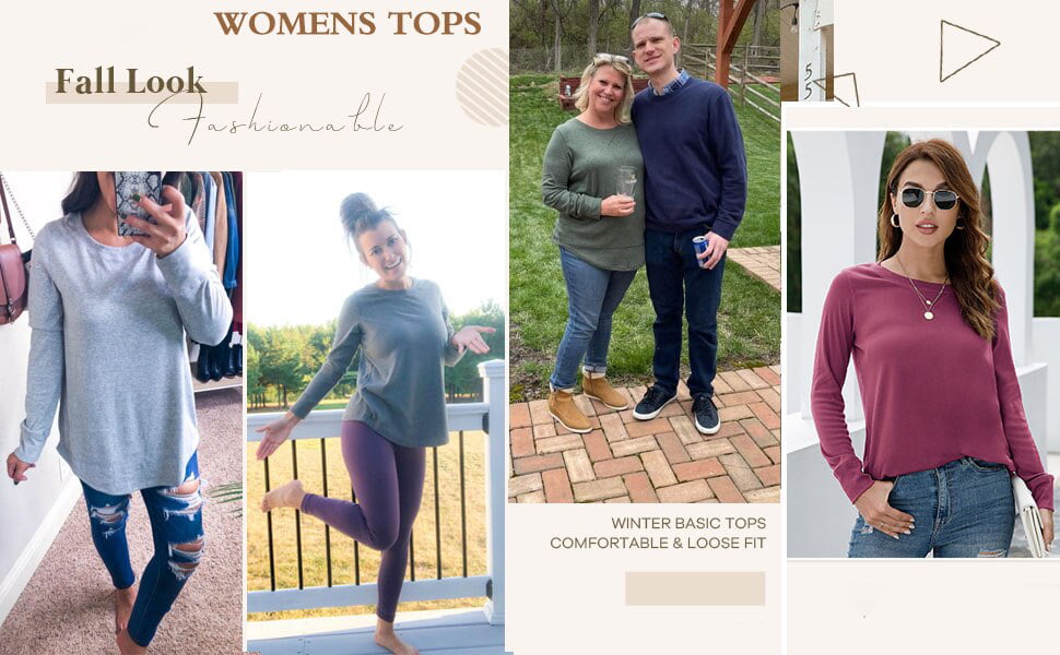 Long Sleeve Casual Tunic Top