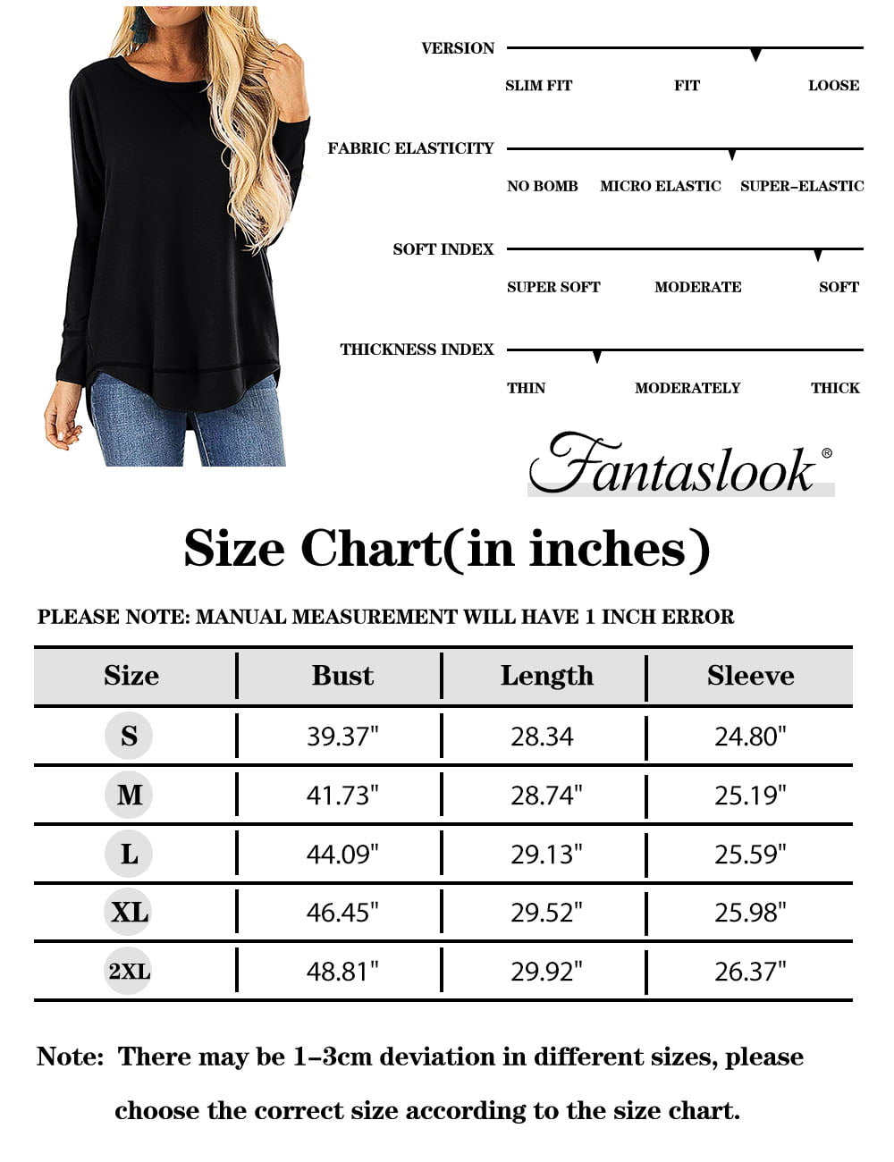 Long Sleeve Casual Tunic Top