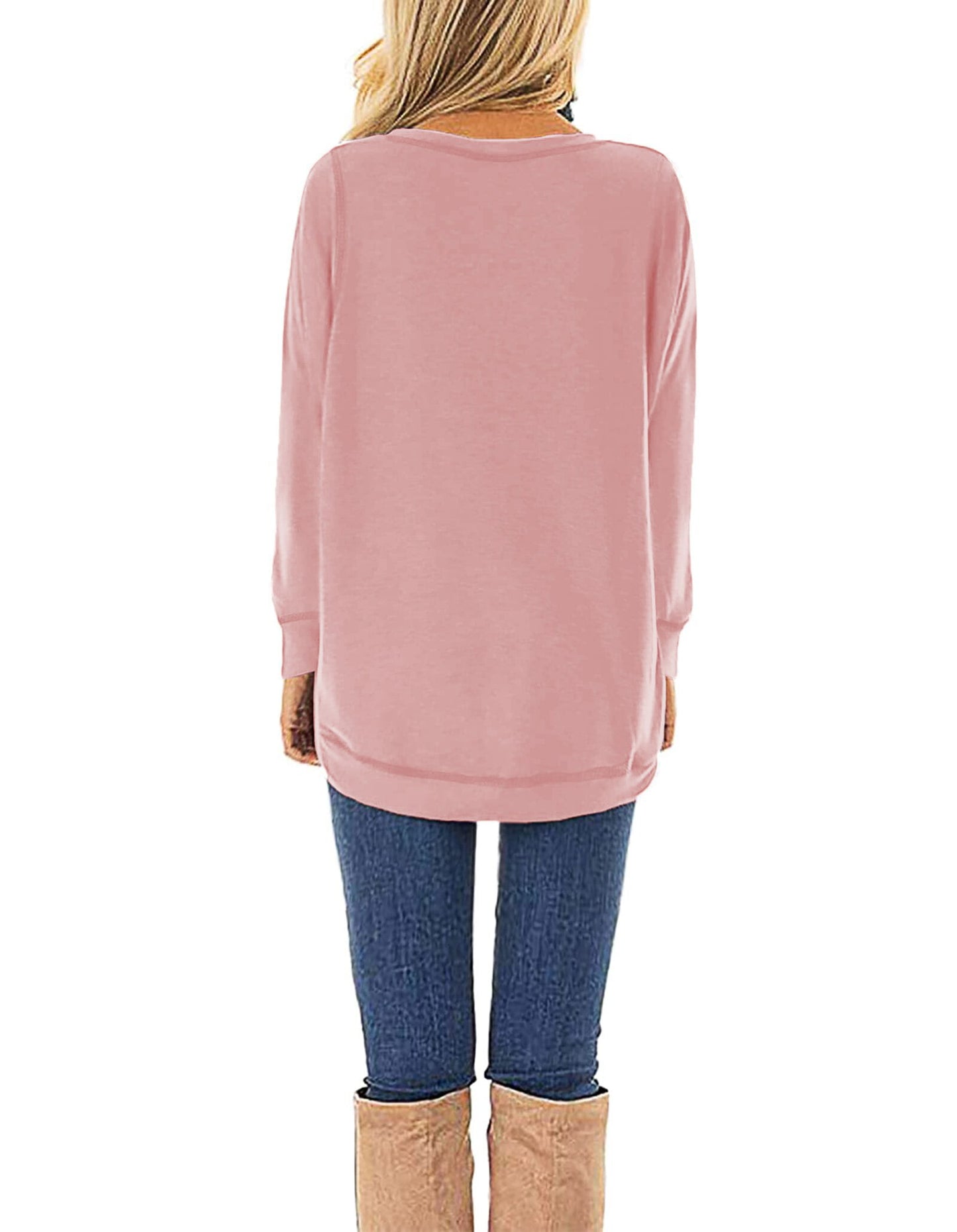 Long Sleeve Casual Tunic Top