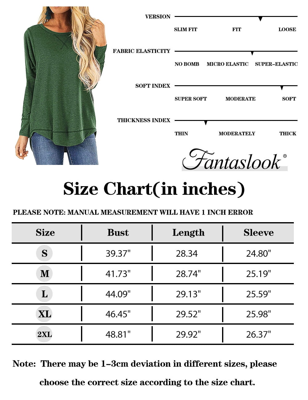 Long Sleeve Casual Tunic Top