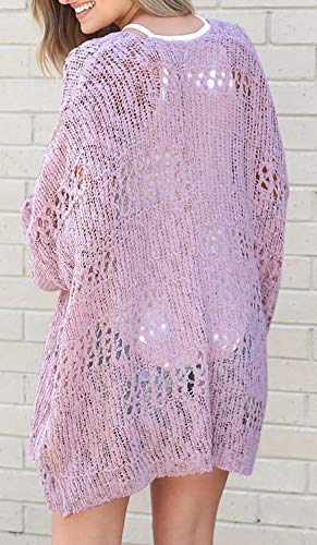 Lightweight Netted Crochet Cardigan