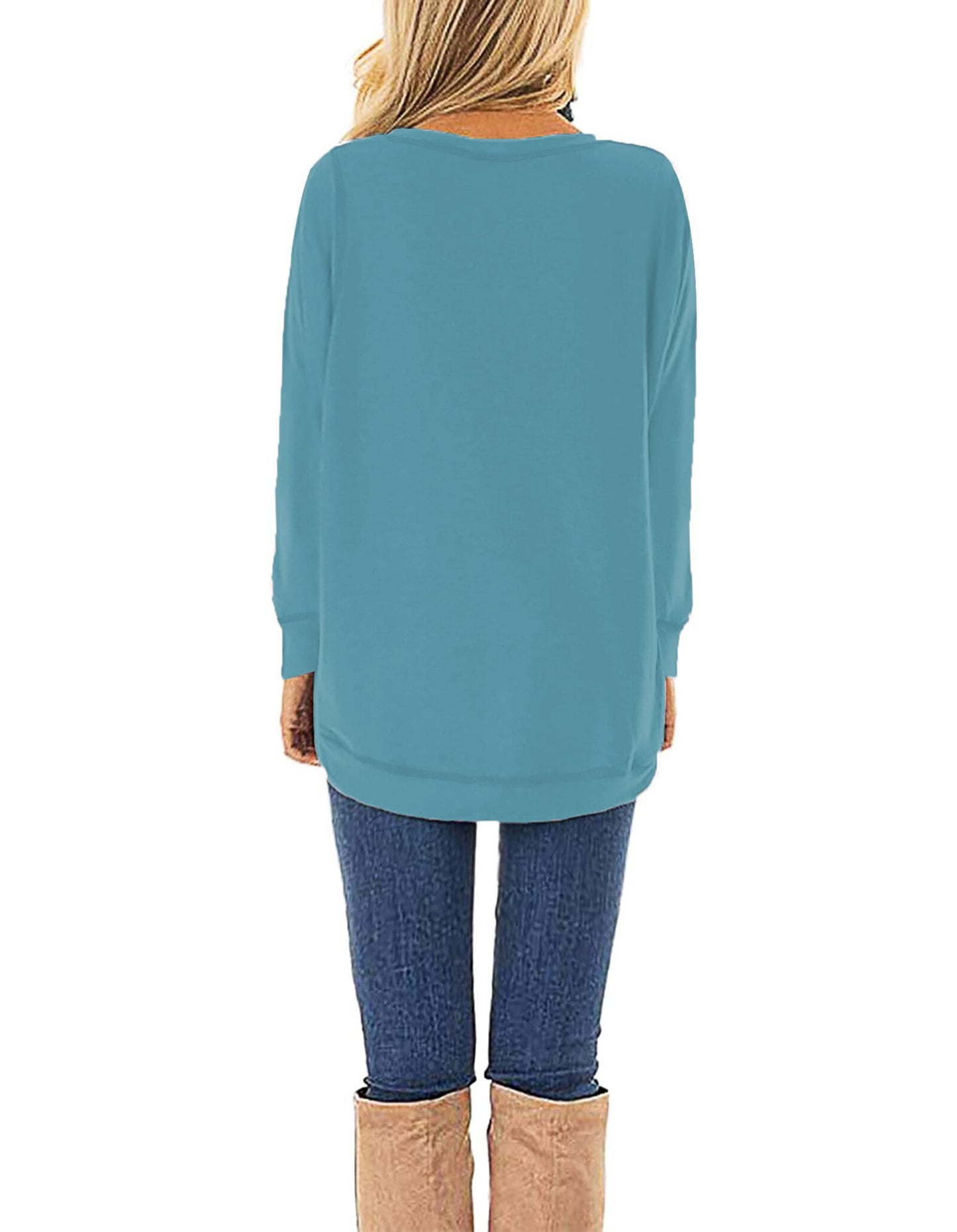 Long Sleeve Casual Tunic Top