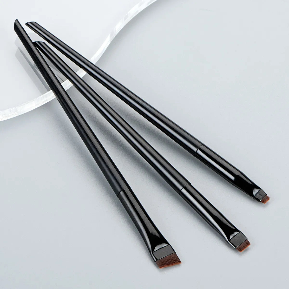 3-Piece Blade Eyeliner, Eyeshadow, & Eyebrow Brush Set