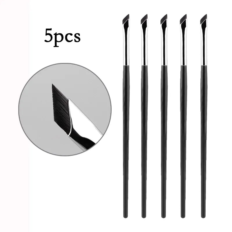 Blade Eyeliner Brush Ultra Thin Fine Angle Flat Eyebrow Brush Under The Eyes Place Makeup Brush Precise Detail Brush