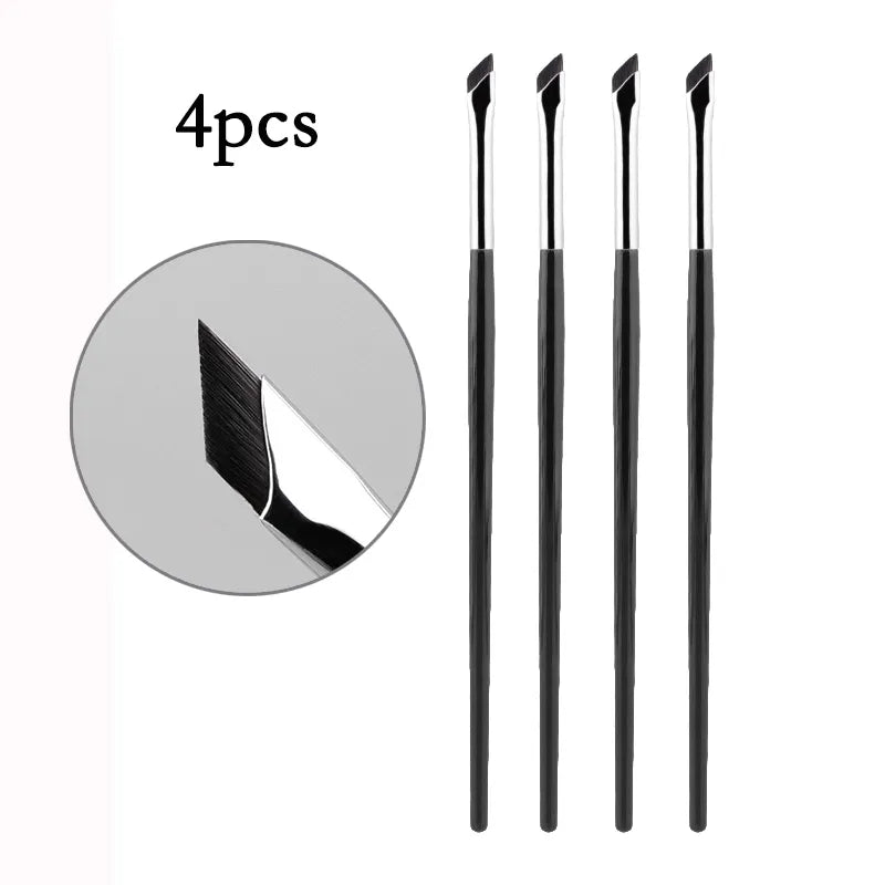 Blade Eyeliner Brush Ultra Thin Fine Angle Flat Eyebrow Brush Under The Eyes Place Makeup Brush Precise Detail Brush