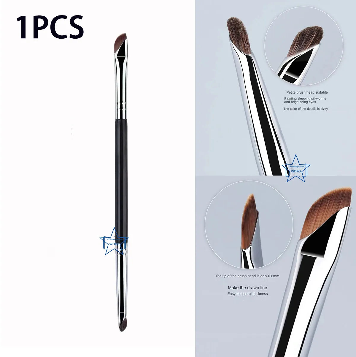 Blade Eyeliner Brush Ultra Thin Fine Angle Flat Eyebrow Brush Under The Eyes Place Makeup Brush Precise Detail Brush